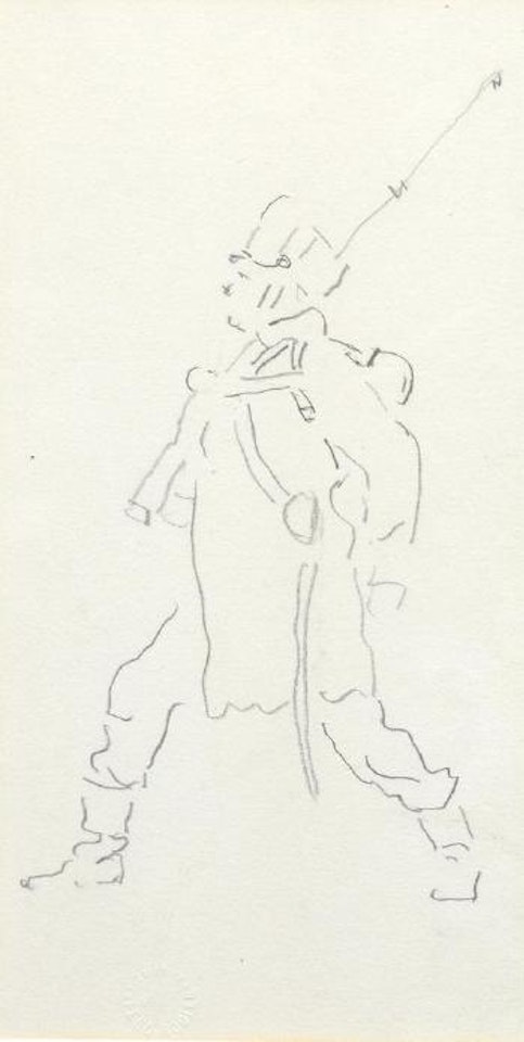 Study of a Jena Mural by Ferdinand Hodler