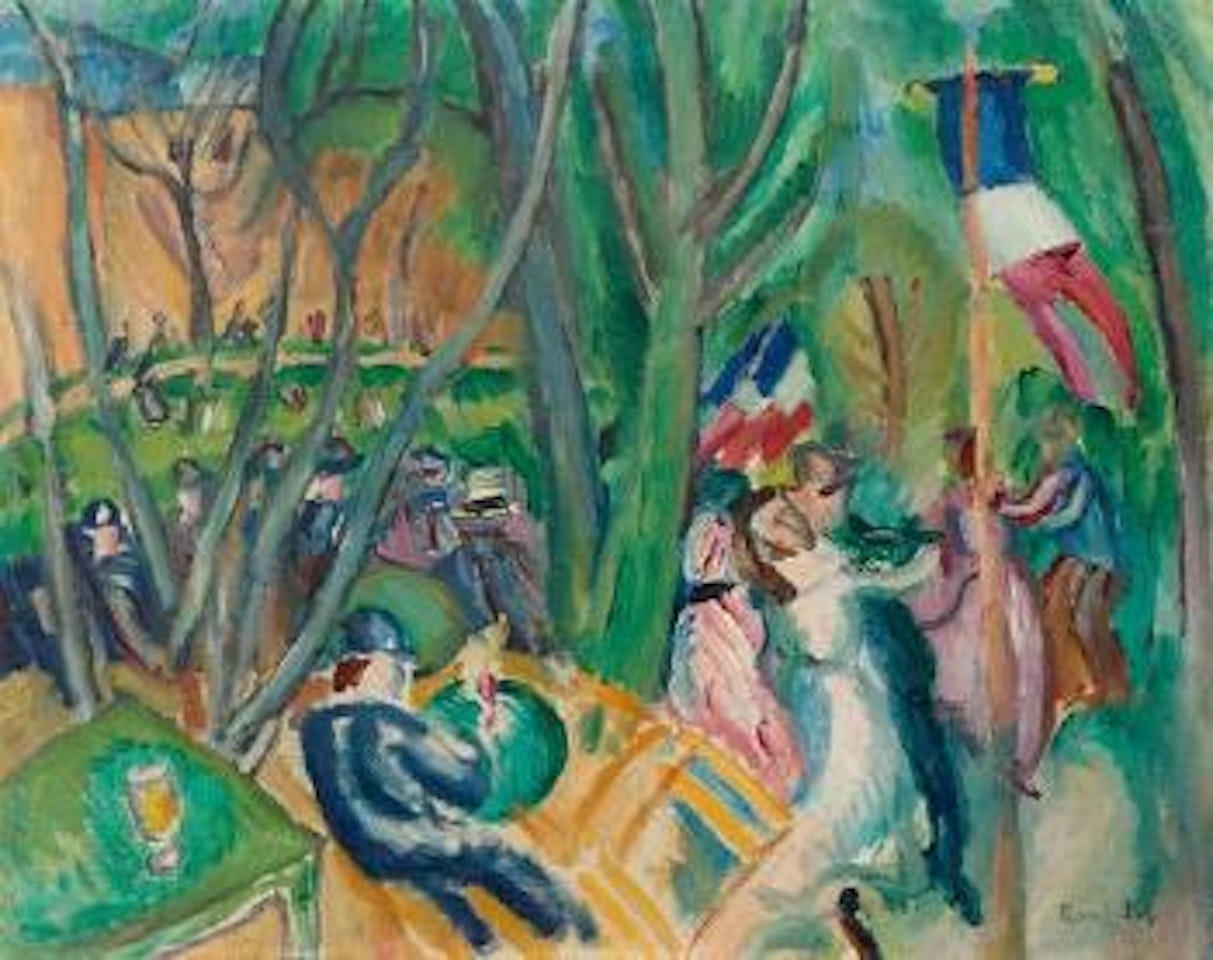 Le bal populaire by Raoul Dufy