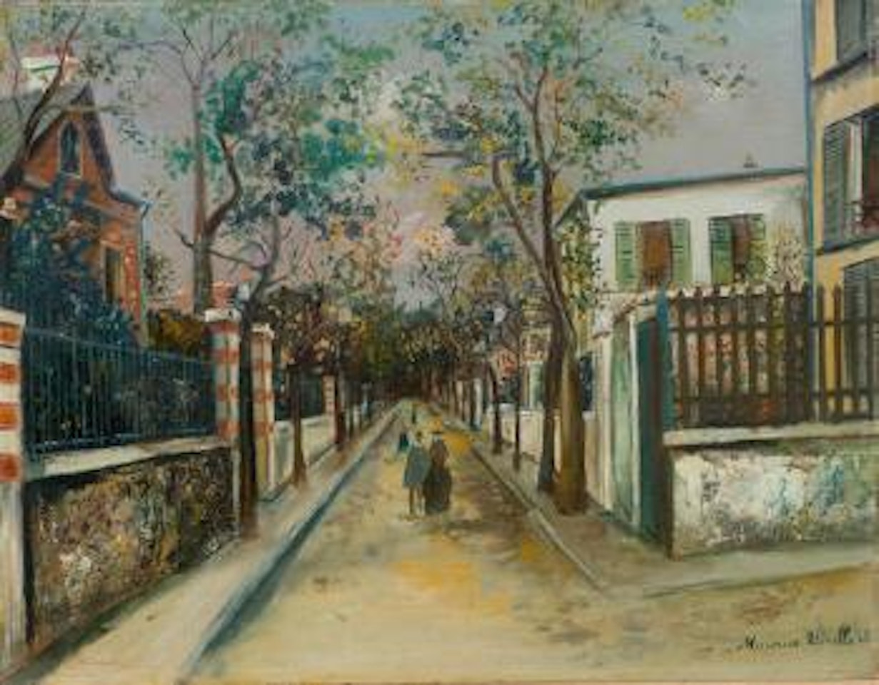 Rue au Pré-Saint-Gervais by Maurice Utrillo