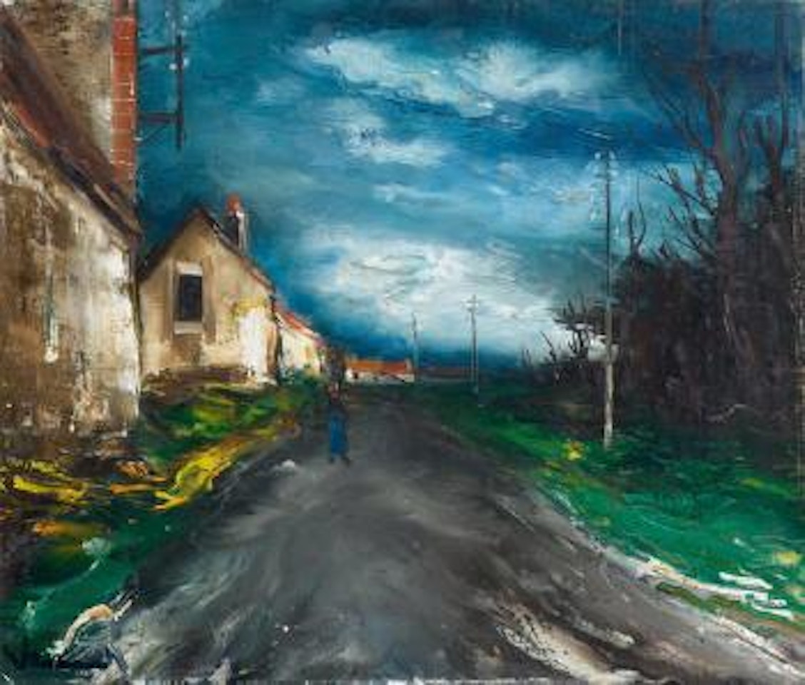 Rue de village by Maurice de Vlaminck