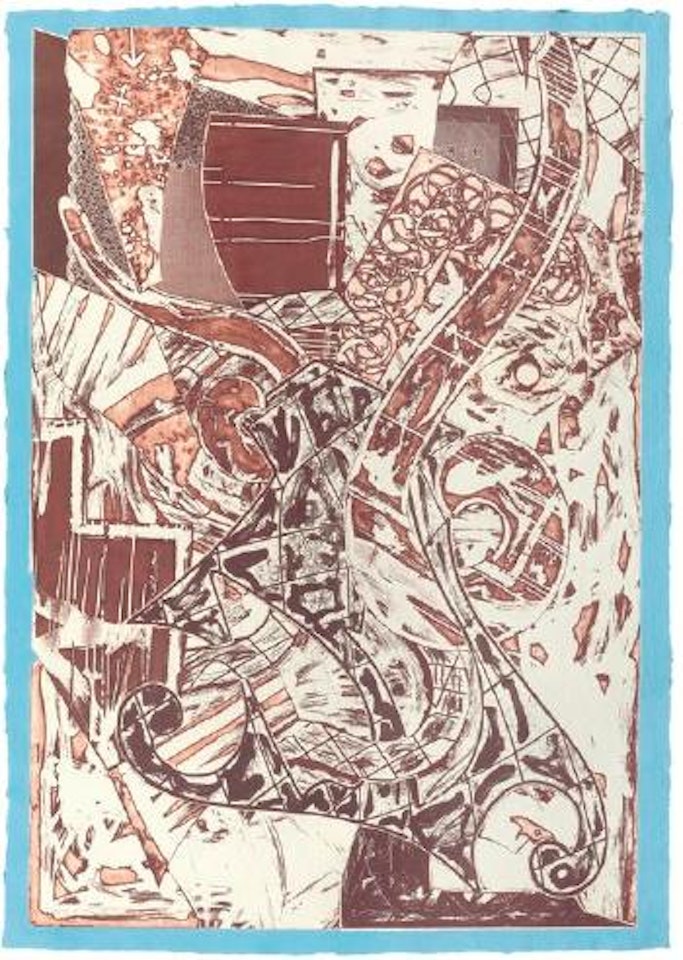 Swan Engraving Framed II by Frank Stella