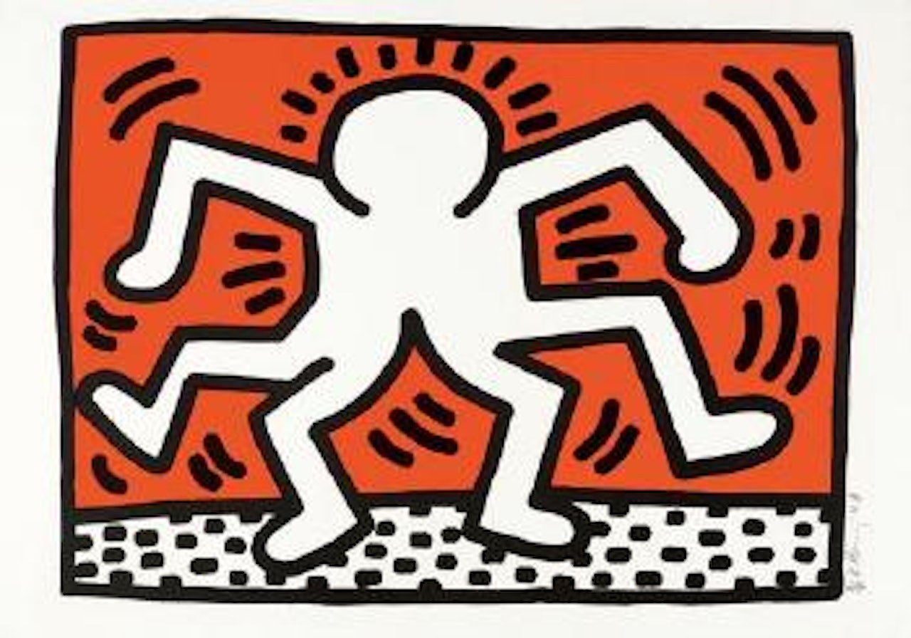 Double Man by Keith Haring
