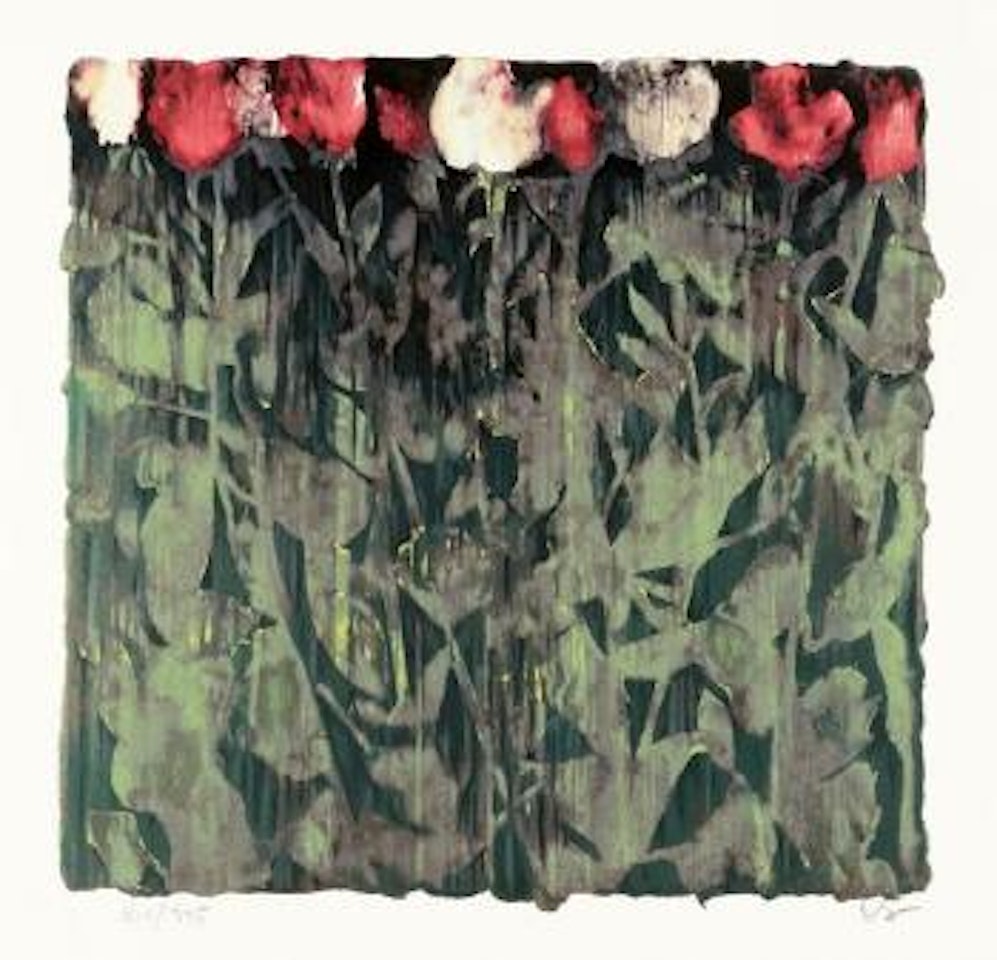 Dried Roses by Donald Sultan