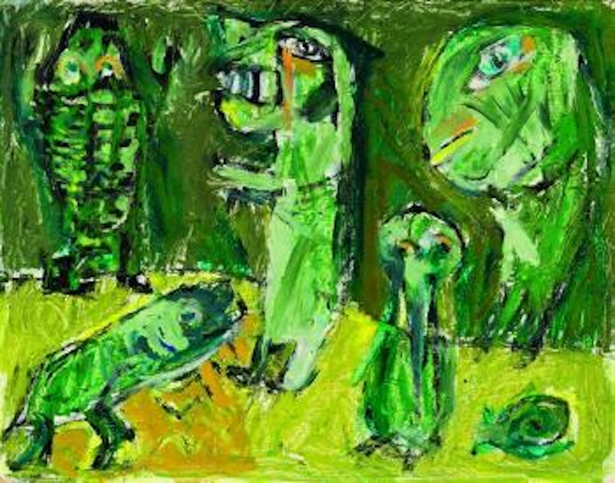 Grøn hymne (Green Hymn) by Asger Jorn