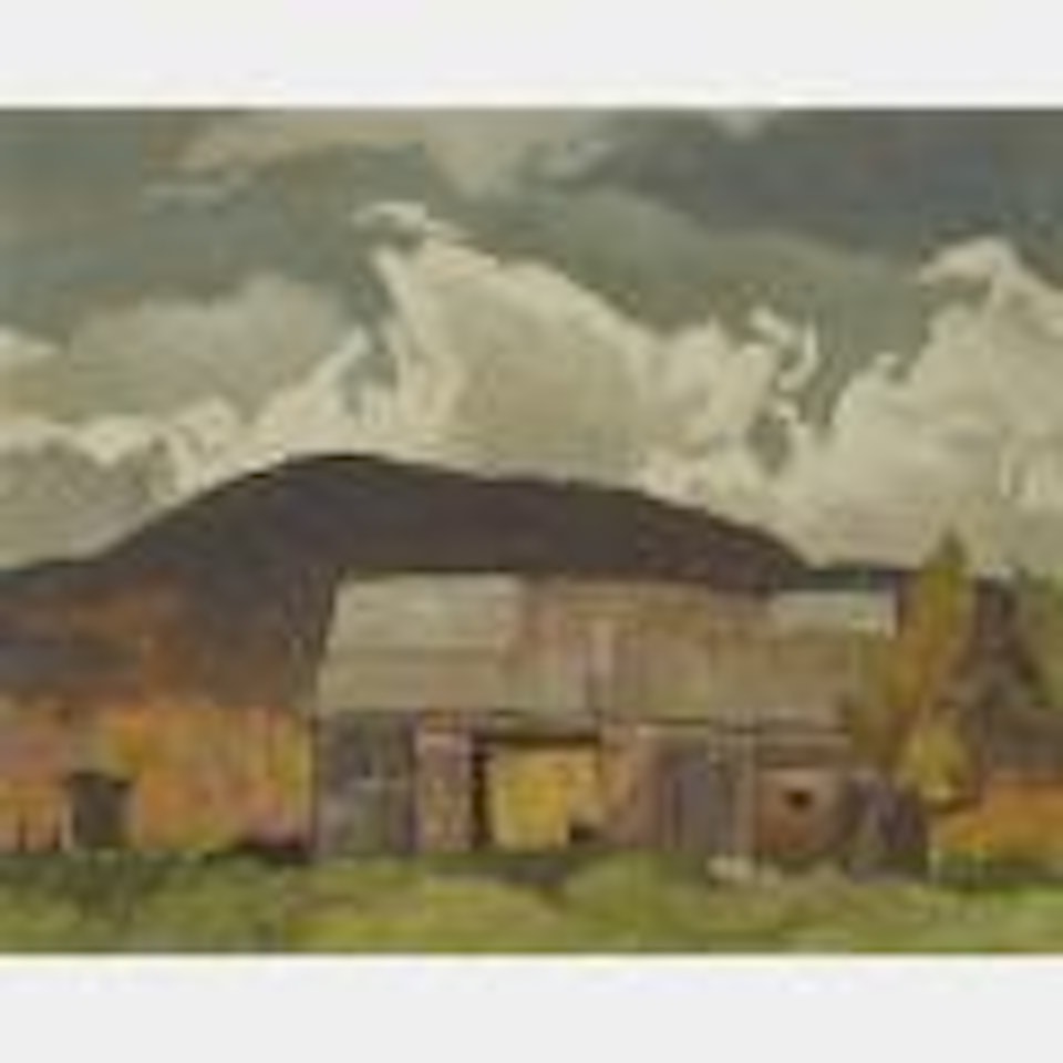 Barn at Pointe Au Chene, Que. by Alfred Joseph Casson