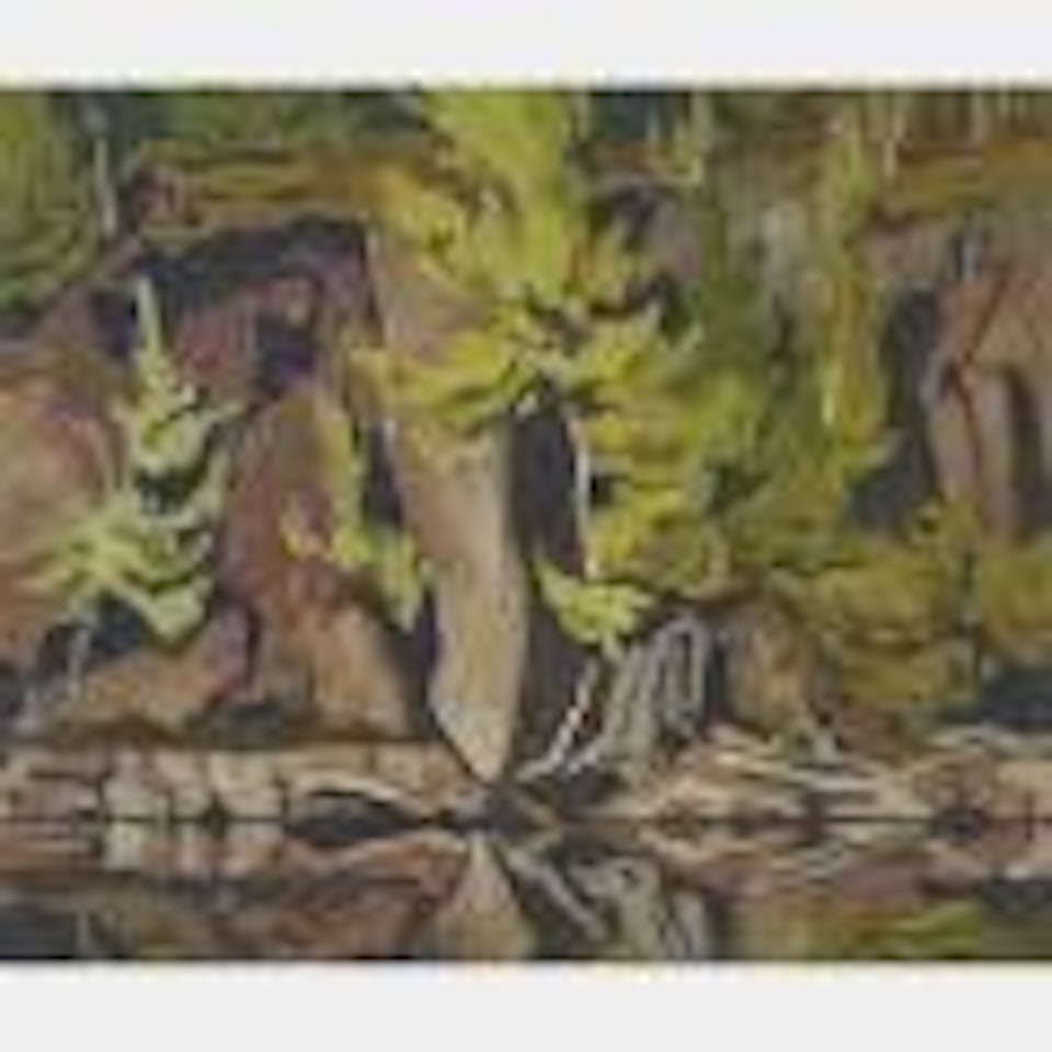 Reflections - Clarendon Lake, 1957 by Alfred Joseph Casson