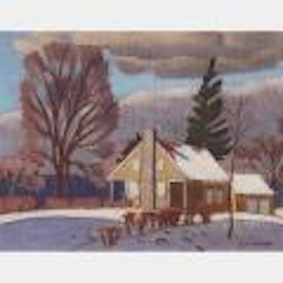 Morgan Cottage, Weston, Ontario, 1935 by Alfred Joseph Casson