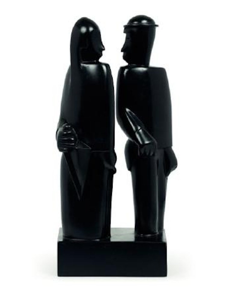 Couple au parapluie by Jean Lambert-Rucki