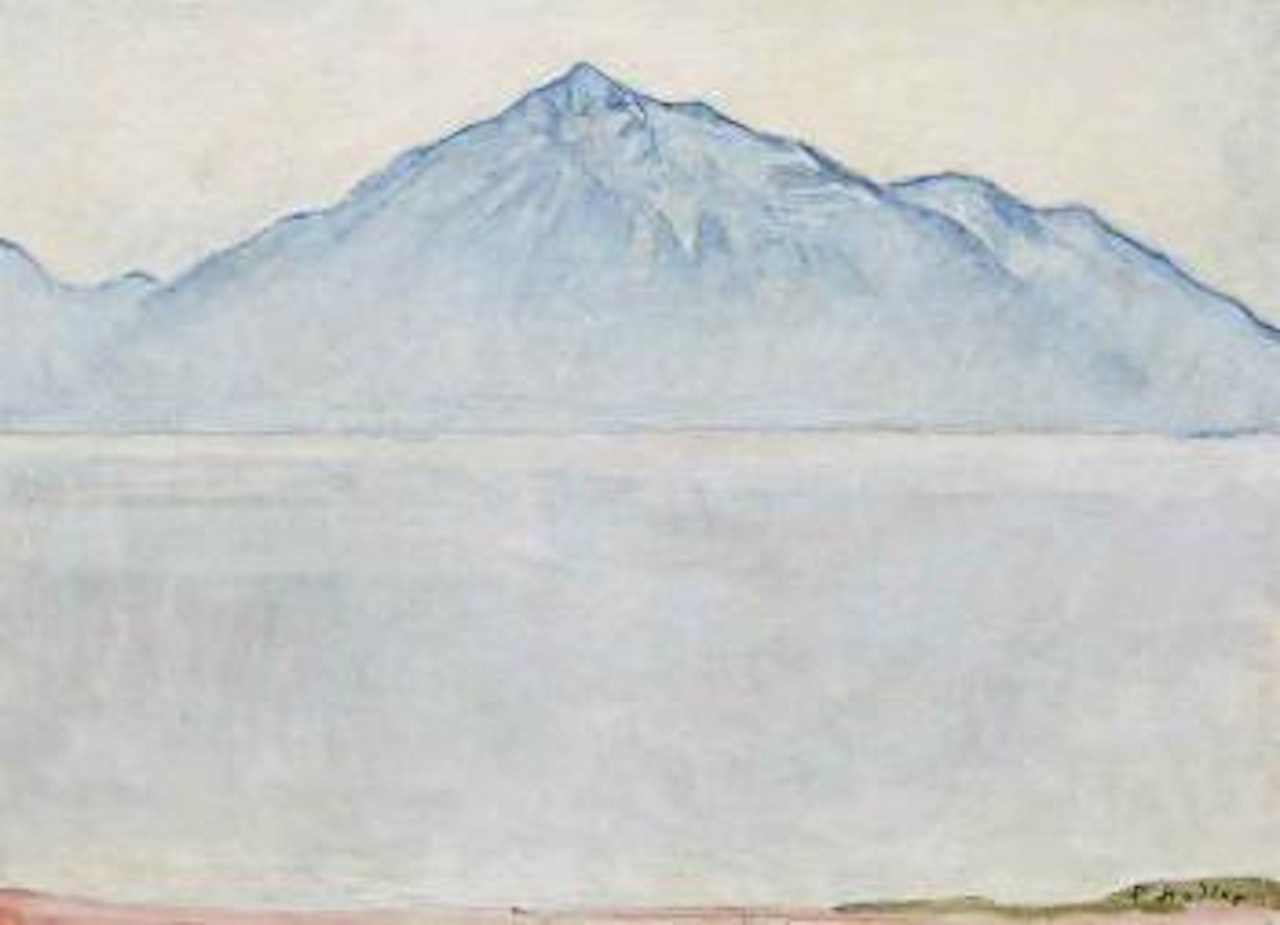 Thunersee mit Niesen by Ferdinand Hodler