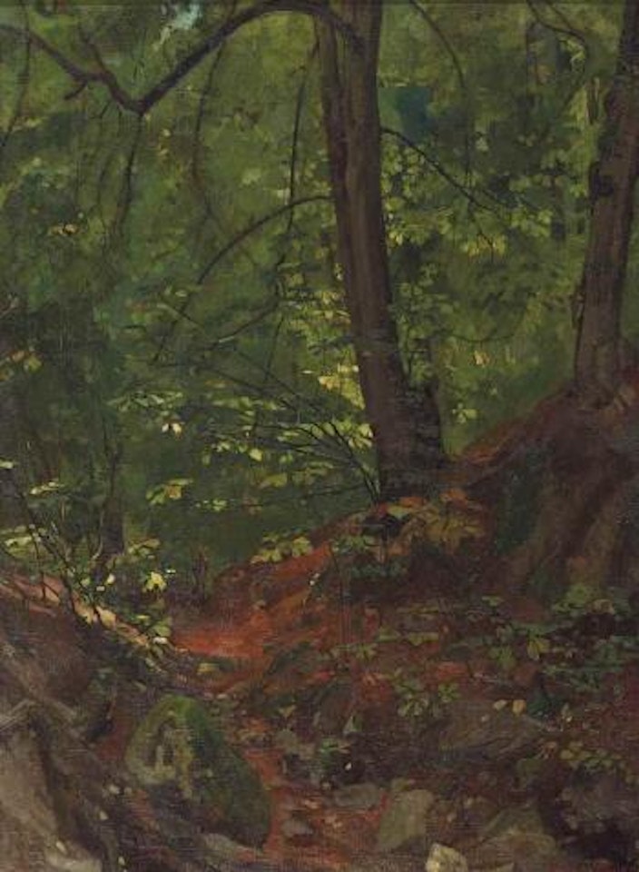 Waldinneres bei Frontenex by Ferdinand Hodler
