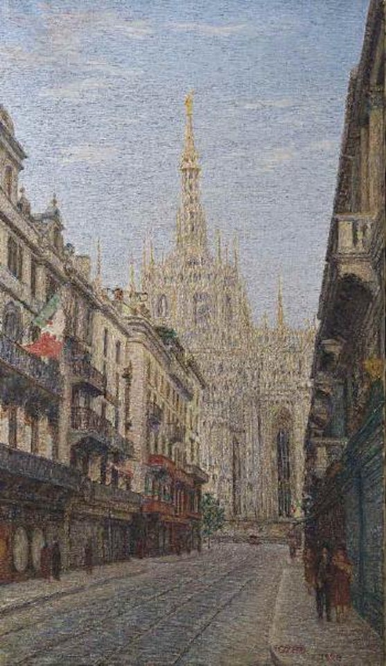 Cattedrale di Milano by Gottardo Segantini