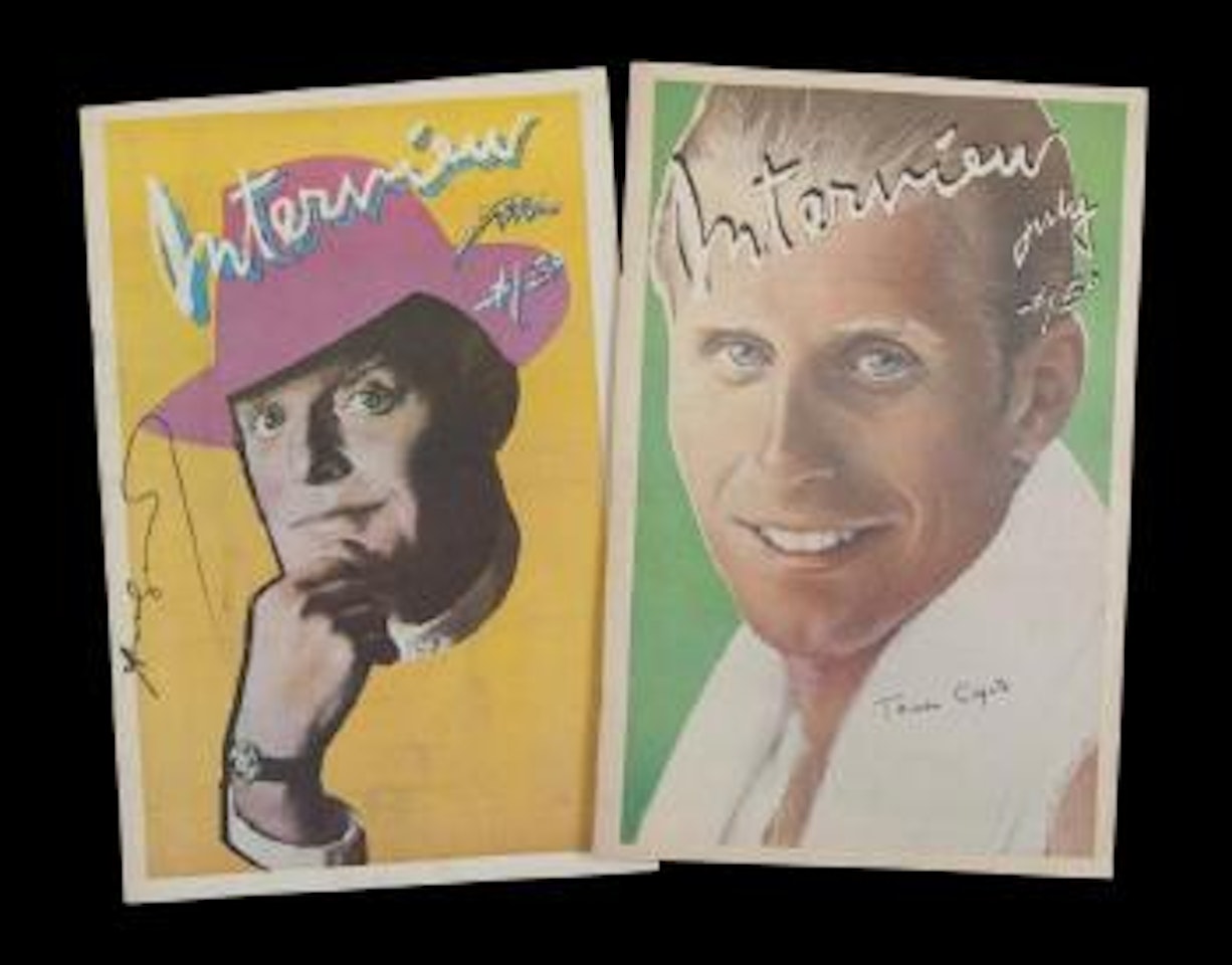 Two Internview magazines by Andy Warhol