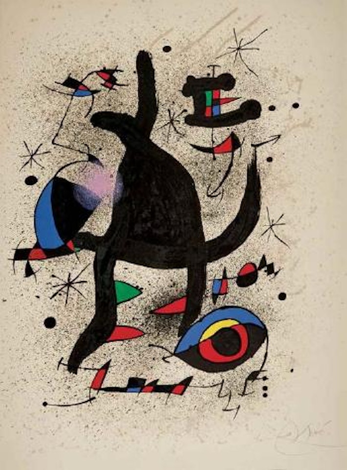 Jongleur de colombes by Joan Miró