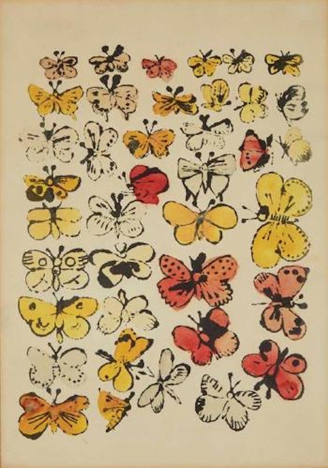 Happy butterfly day by Andy Warhol