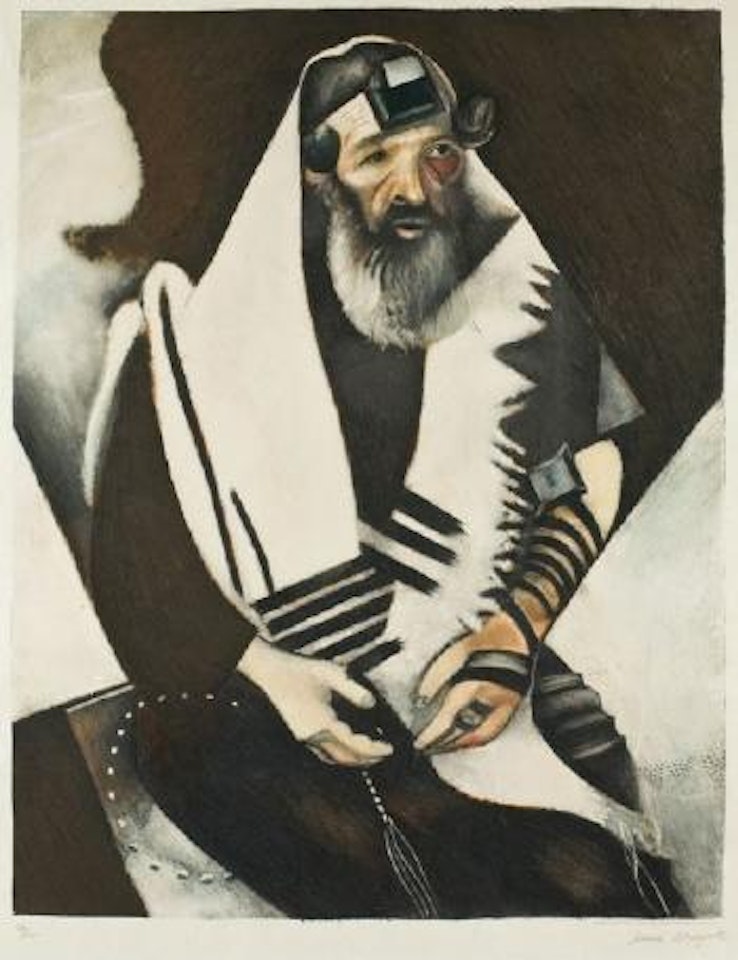 Le Rabbin by Marc Chagall