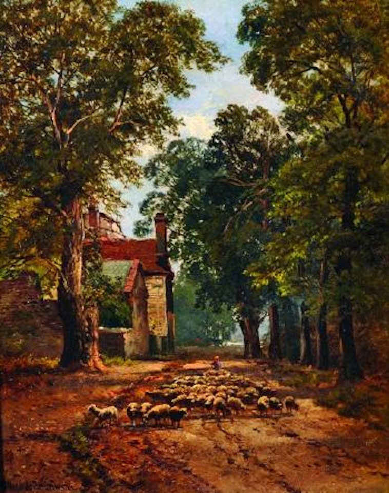 Summer Road to Hampton, at… by Alfred de Breanski