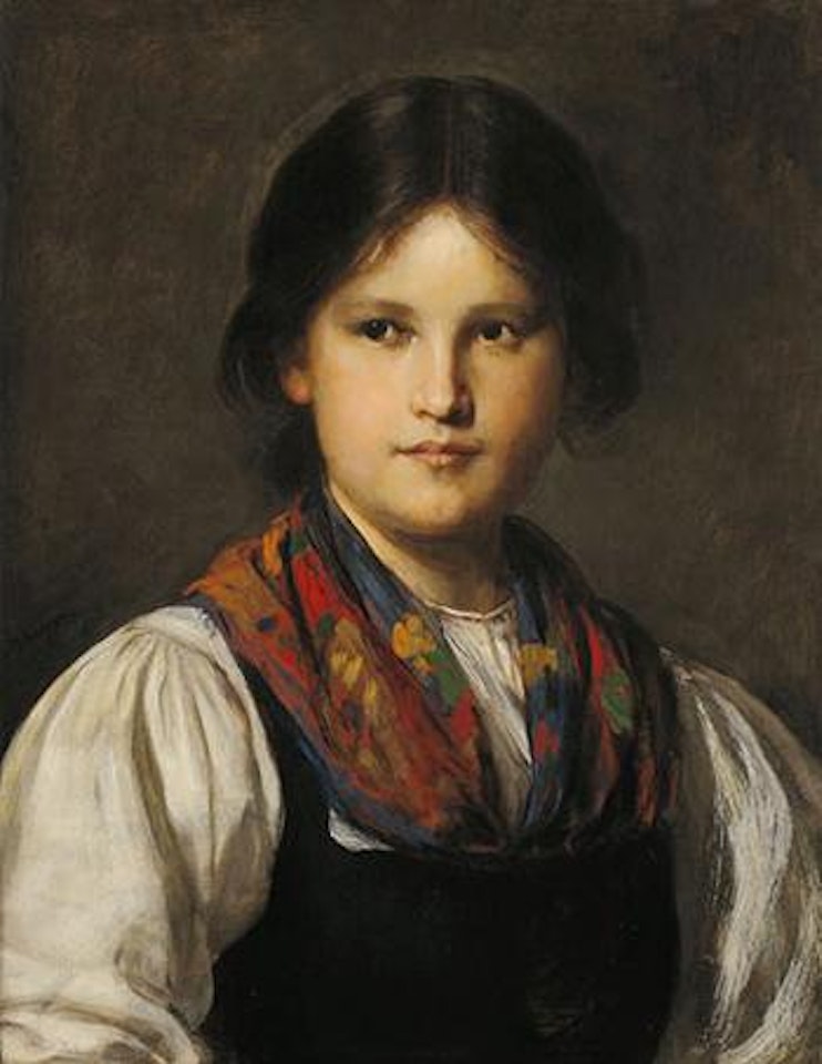 Tyrolean Girl by Franz von Defregger