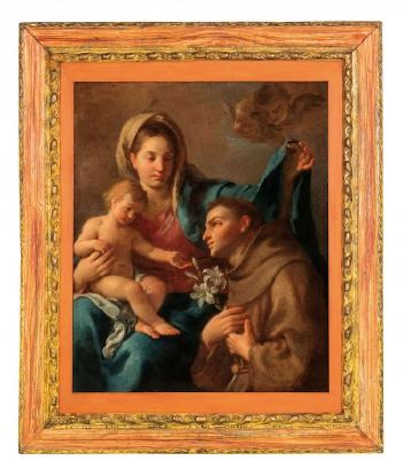 Madonna con il Bambino e San Antonio by Neapolitan School