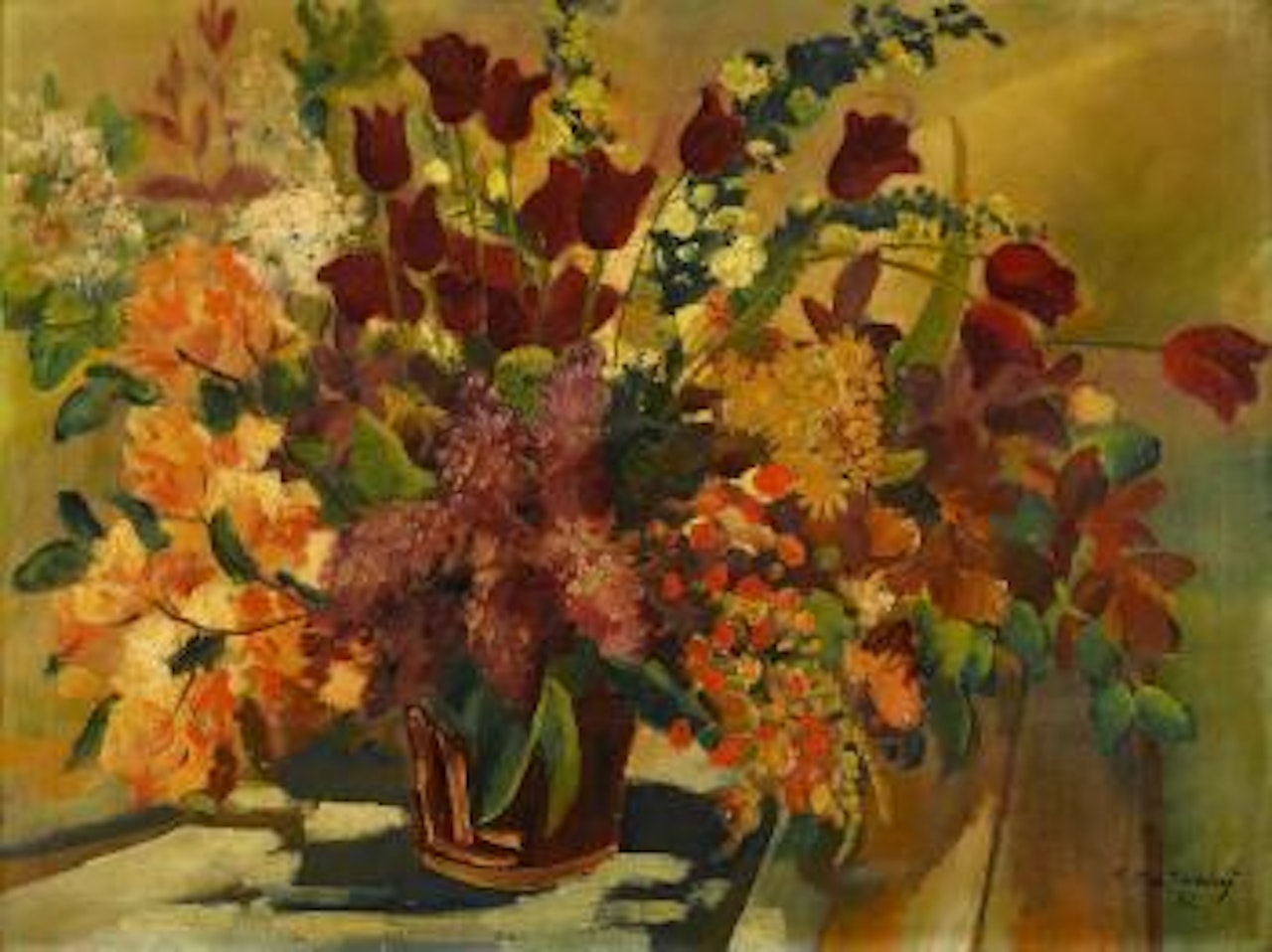 Mixed Flowers by Franz Heckendorf