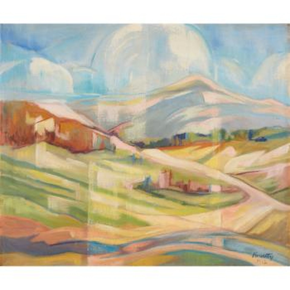 Landscape by János Kmetty
