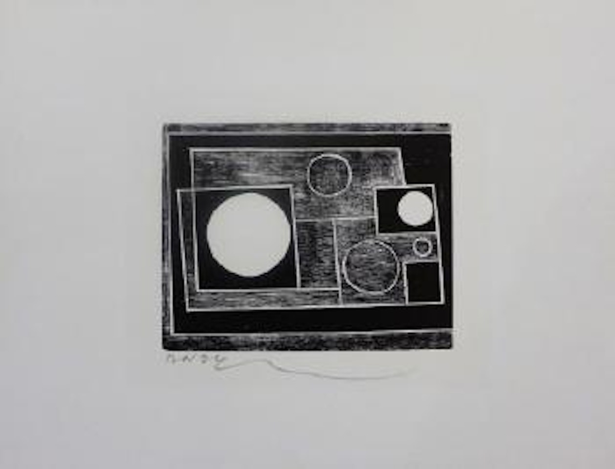 Composition by Ben Nicholson, O.M.