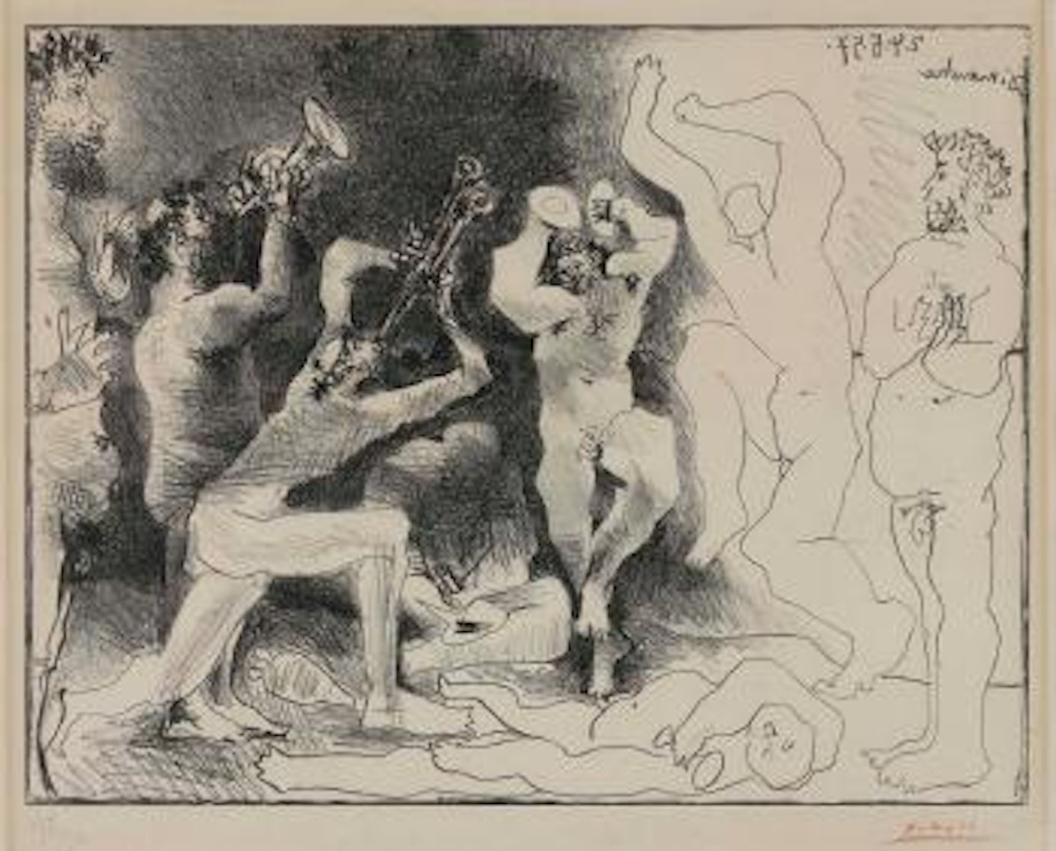 La danse des faunes by Pablo Picasso