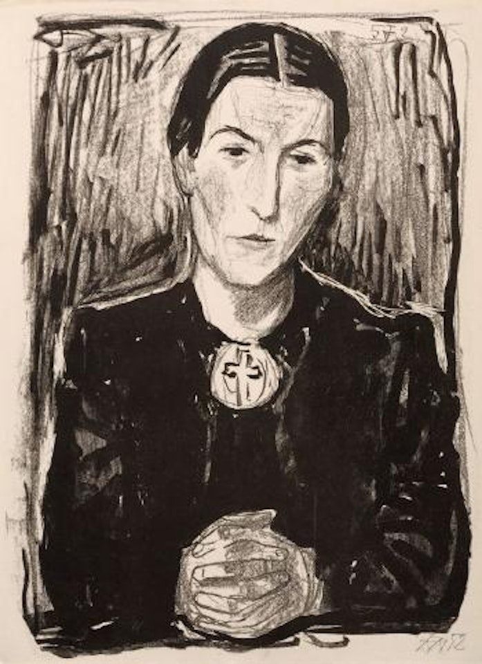 Frau Pfarrer Friedrich by Otto Dix
