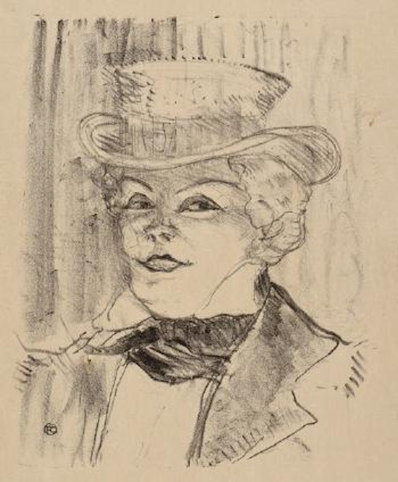 Madame Réjane by Henri de Toulouse-Lautrec