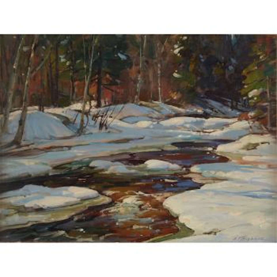 Winter Stream by Aldro Thompson Hibbard