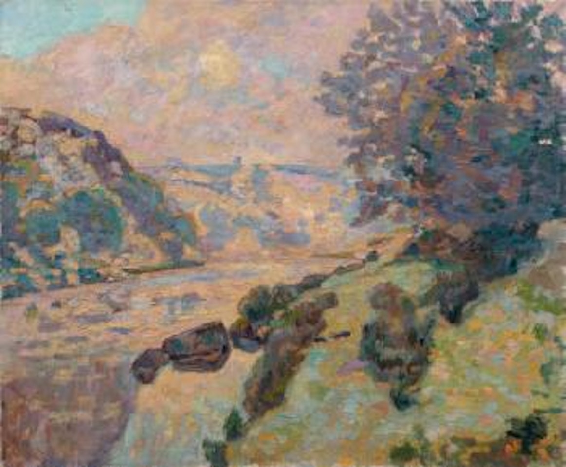 Paysage de la Creuse: Brouillard vers Crozant by Armand Guillaumin
