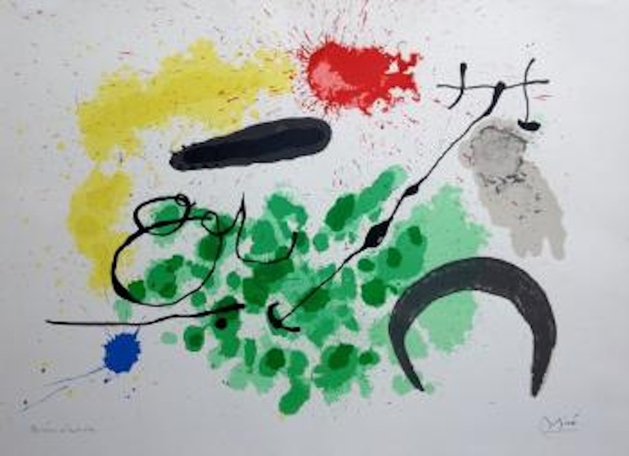 Le lézard aux plumes d’or by Joan Miró