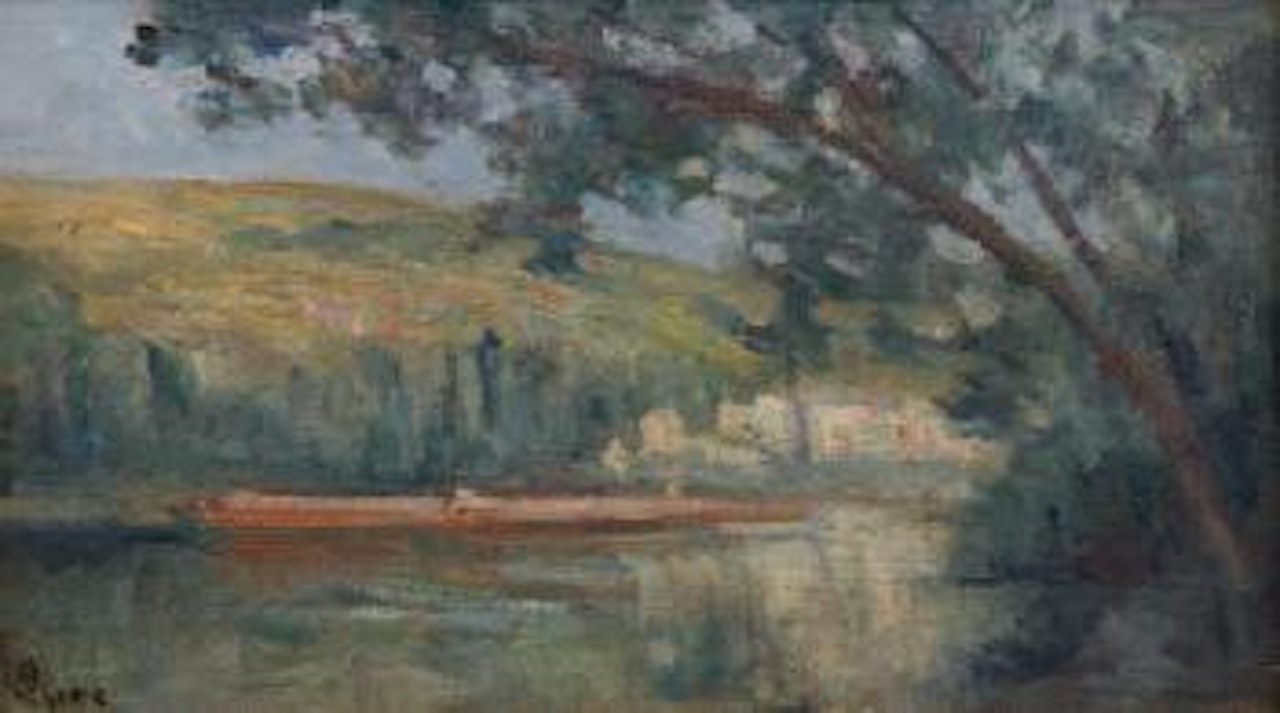 Bord de rivière by Maximilien Luce