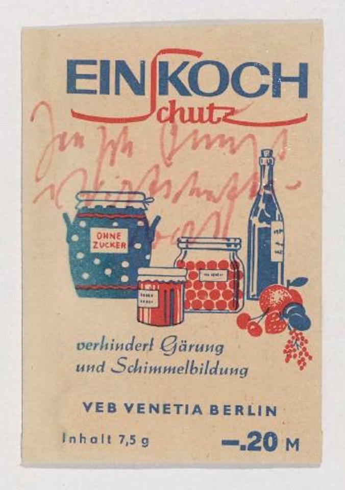 1 Wirtschaftswert (Einkochschutz) by Joseph Beuys