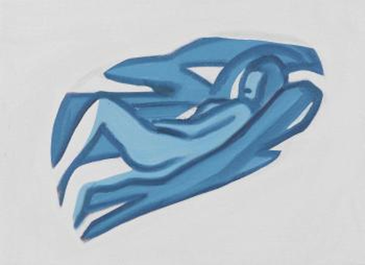 Study for Blue Nude by Tom Wesselmann