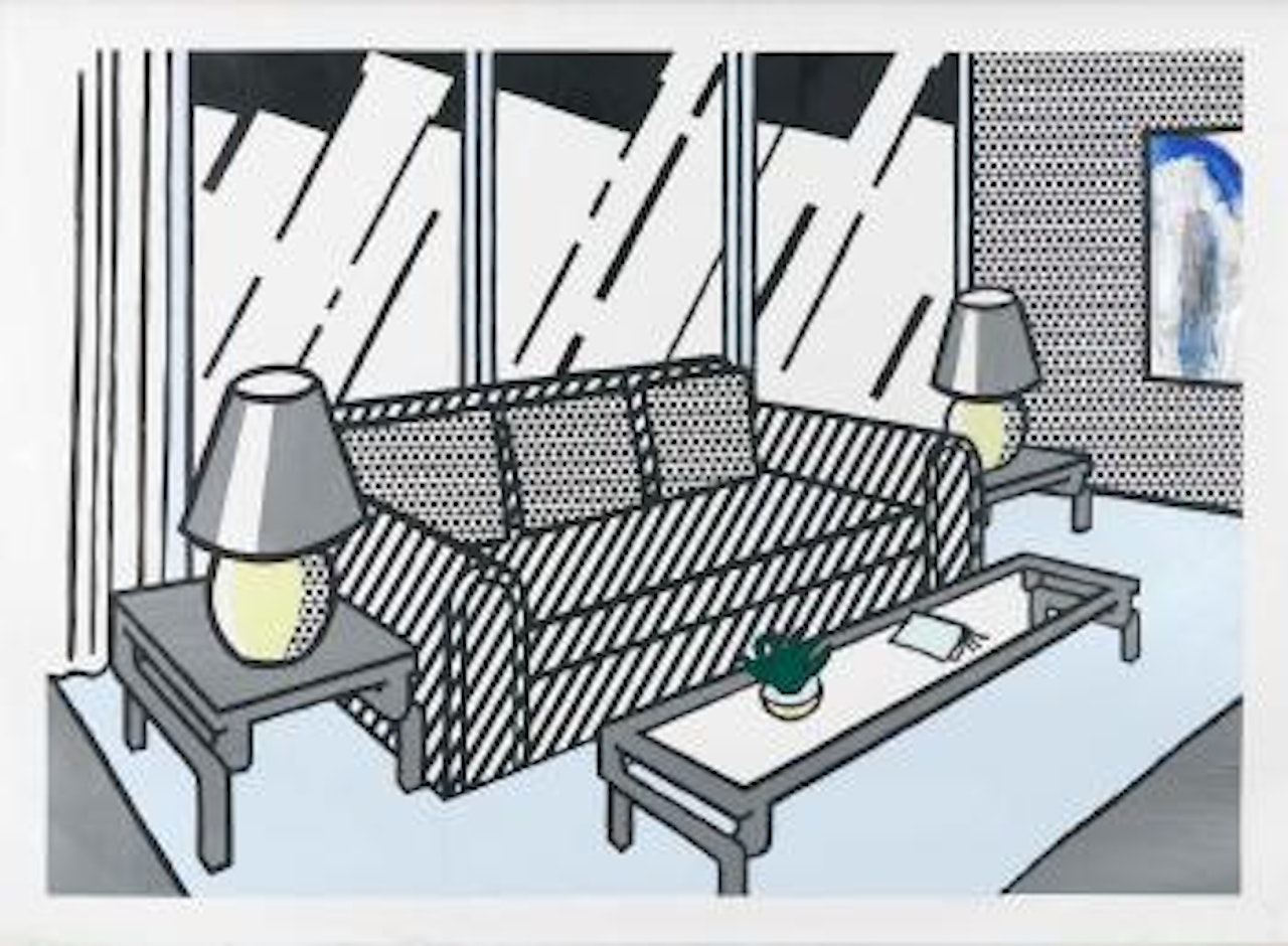 Red Lamps by Roy Lichtenstein