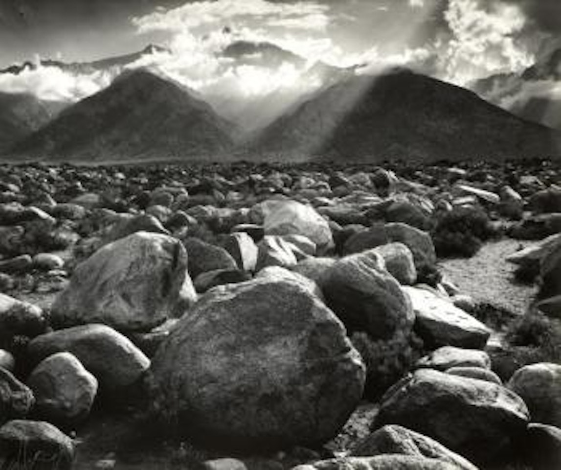 Mount Williamson, Sierra Nevada from Manzanar, California' by Ansel Adams