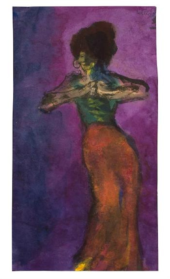 Künstlerin by Emil Nolde