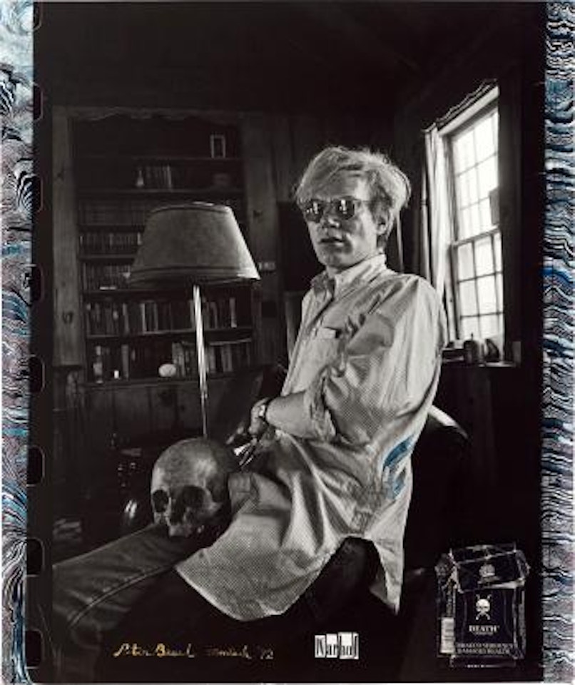 Andy Warhol at Home in Montauk, Church Estate, New York by Peter Beard