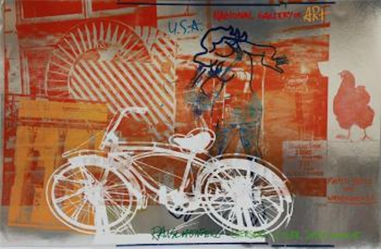 Bicycle, National Gallery by Robert Rauschenberg