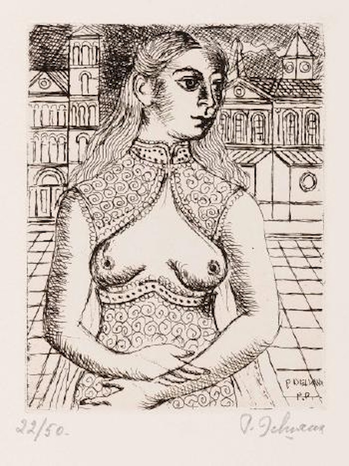 Buste de femme II by Paul Delvaux
