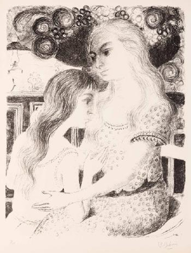 Les deux amies by Paul Delvaux