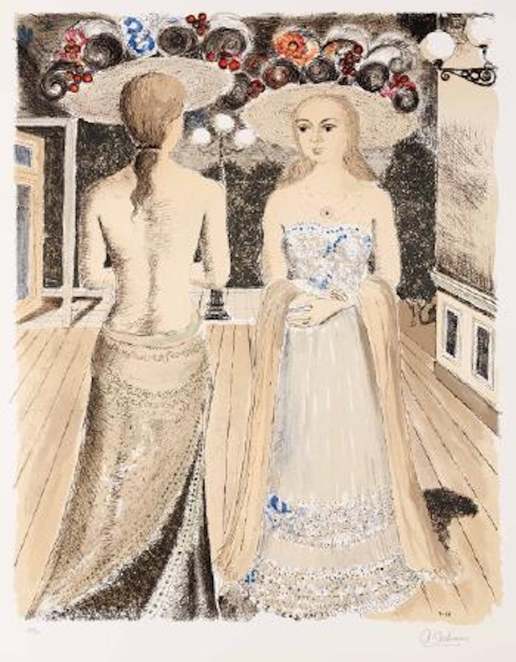 Les rivales by Paul Delvaux