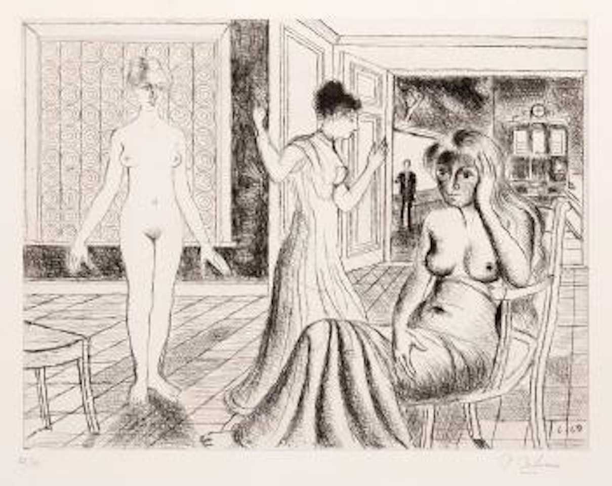 La chambre by Paul Delvaux