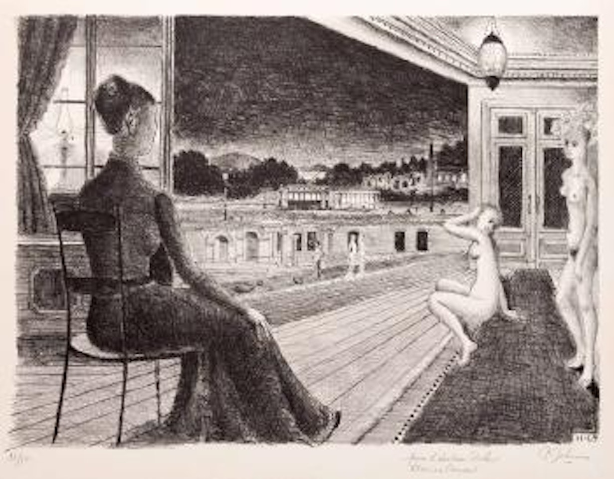 Devant la ville by Paul Delvaux