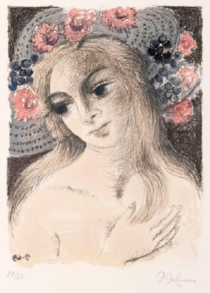 Chapeau fleuri II by Paul Delvaux