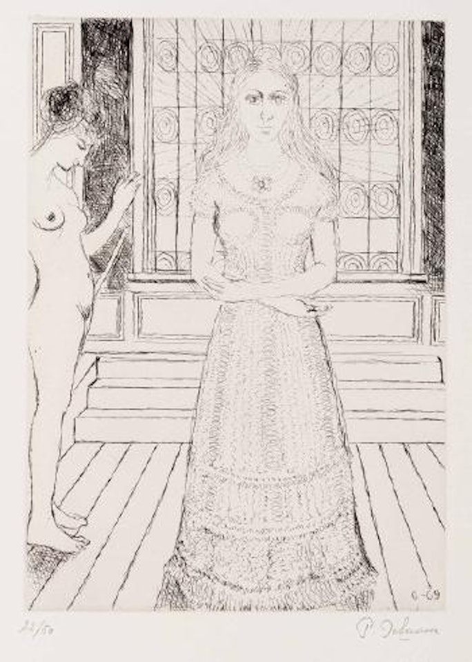 Vitrail by Paul Delvaux