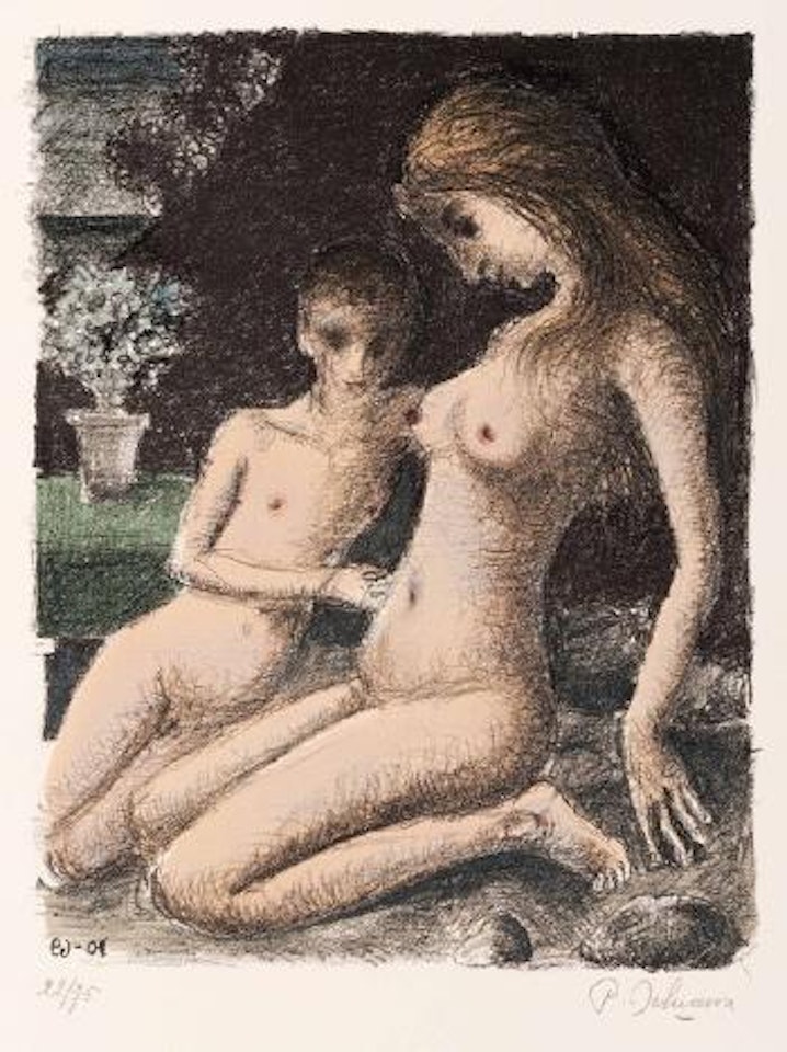 L'azalée bleue by Paul Delvaux