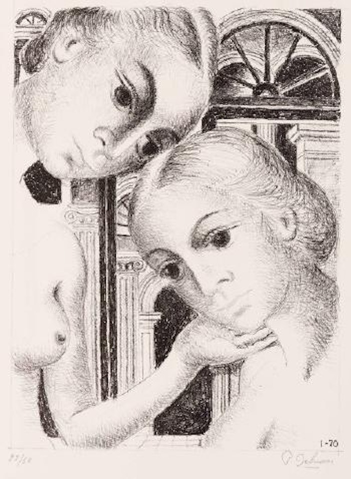 Les pompéiennes by Paul Delvaux