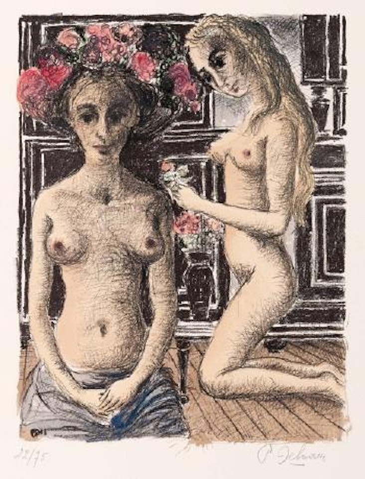 Phryné by Paul Delvaux