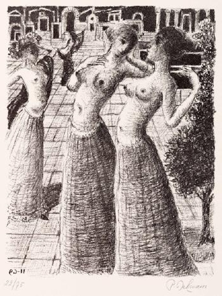 La danse by Paul Delvaux